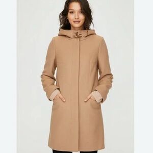 Aritzia/Babaton Pearce Wool Coat tan xxs